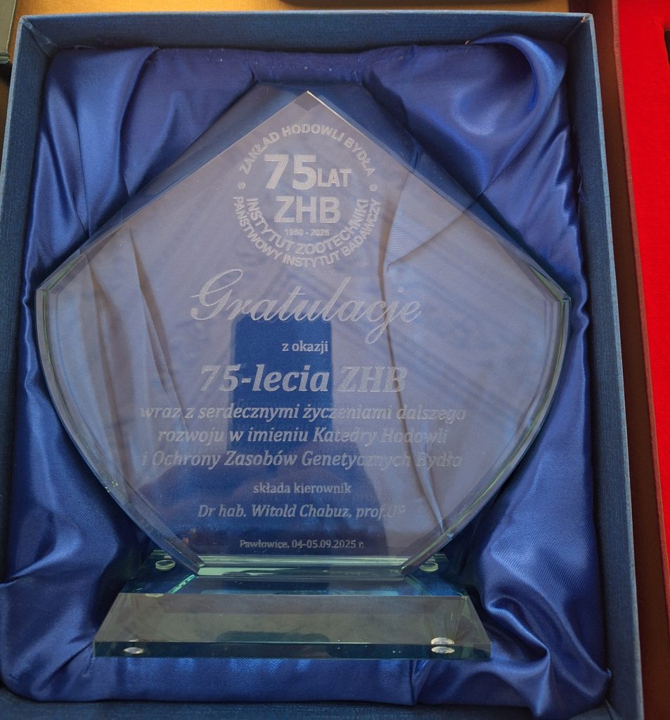 Szklana statuetka