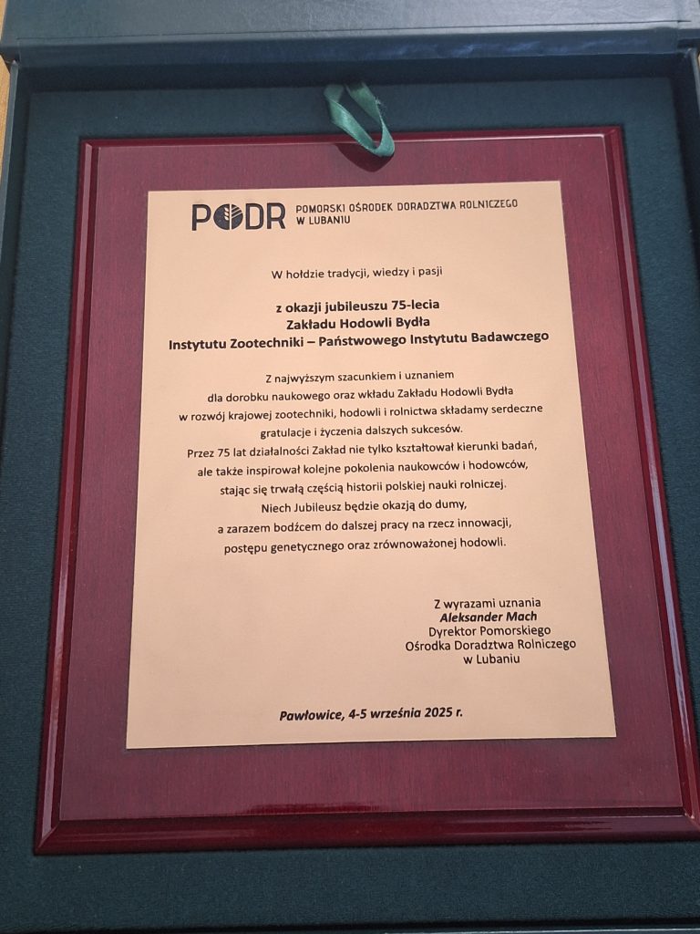 List gratulacyjny w ramce
